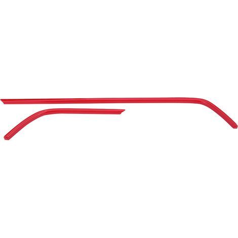 Couverture de Cadre de Sortie d'air de Voiture ABS Rouge, Garniture de Luxe Brillante et élégante pour Adaptée de 2016 à 2018. (1/5)