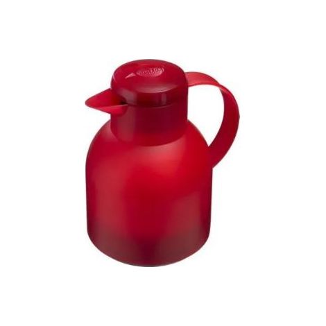 Emsa Samba Caraffa Termica, Chiusura QuickTip, Plastica, Rosso Traslucido, 0.1x0.1x0.1 cm