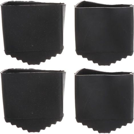 4 Pieds De Protection Antidérapants En Caoutchouc 40x20mm Pour Échelle En Aluminium Usage Intérieur Et Extérieur (1/5)