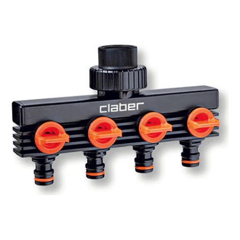 RACCORDO RUBINETTO DISTRIBUTORE ACQUA PRESA QUATTRO VIE IRRIGAZIONE 3/4 804