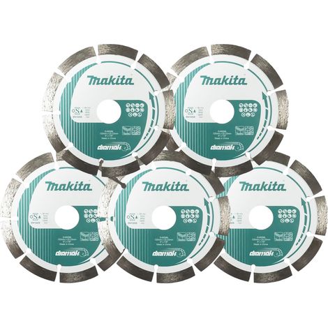 Makita 5x Diamak disque à tronçonner diamanté 125 x 22,23 mm ( 5x D-80086 )