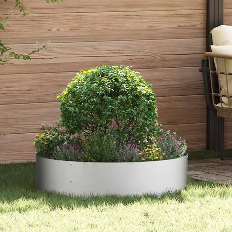 Pflanzenring Silber 80 x 80 x 20 cm Verzinkter Stahl