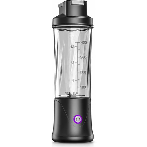 Blender Portable Rechargeable USB-C 400 ml, 22 Lames, 7,4 V, Noir Obsidienne (1/5)