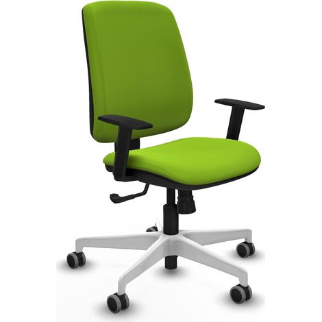 Chaise de bureau piqueras y crespo Alares vert pistache simili cuir (1/2)