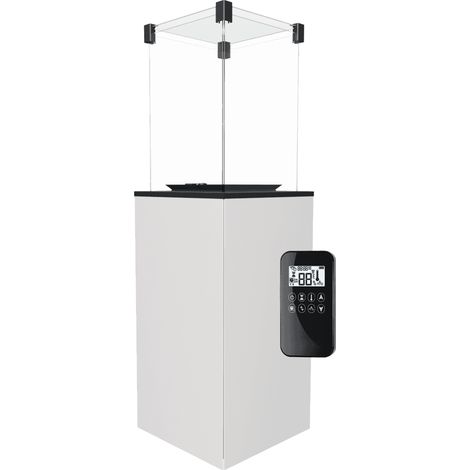 Terrassenheizer Patio Glas weiß automatische Steuerung 8,2kW (1/5)