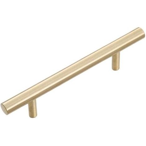 Armoire Porte Poignées - Acier Inoxydable Meubles Porte D'armoire de Cuisine Poignées Boutons de Tiroir Placard Pull doré avec Vis 96mm, 10pcs (1/5)