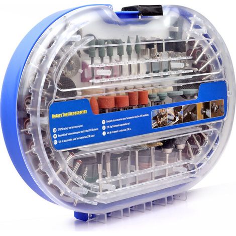 Coffret de 276 Accessoires d'Outils Rotatifs Universels pour Polissage Perçage Meulage Sculpture Coupe Faciles (1/5)