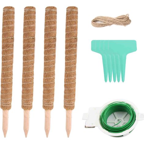 Tuteur en Mousse pour Plantes Grimpantes - Support en Fibre de Coco Tortue pour Lianes et Palmiers (1/5)