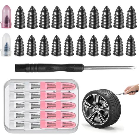 20-teiliges Auto-Band-Reparaturset, 2 Vakuum-Band-Reparaturnägel, Gummiband-Reparaturnägel, inklusive Reparatur- und Reparaturset, Band-Reparaturset für Autos, SUV