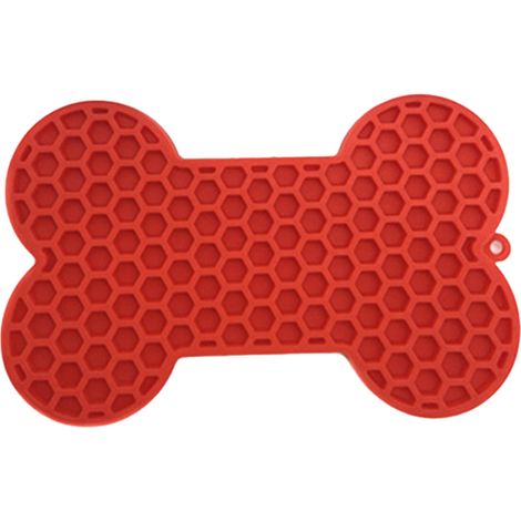 Tapis de sol à lécher au beurre de cacahuète pour chien, gamelle anti-glouton, anti-tatouage et anti-anxiété, convient à l'alimentation des animaux de compagnie (1/4)