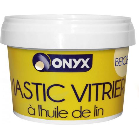 Stucco per vetraio beige con olio di lino, 500g