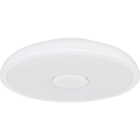 [NEUWERTIG] B-Ware Globo Deckenleuchte Lampe LED Lautsprecher RGBW weiß Fernbedienung Kunststoff (1/2)