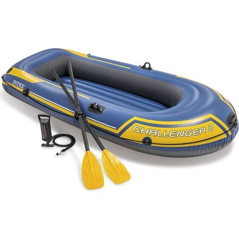 Kit bateau gonflable Intex, comprenant pagaie et pompe à air 68367NP