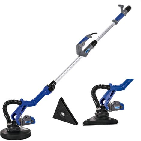 Ponceuse girafe à bras double tête 710W – Plateau Ø225mm – Vitesse variable 1200-7500 tr/min – Système d'aspiration intégré (1/5)