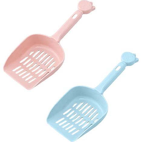 Lot de 2 pelles à litière pour animaux faciles à manipuler (1/3)