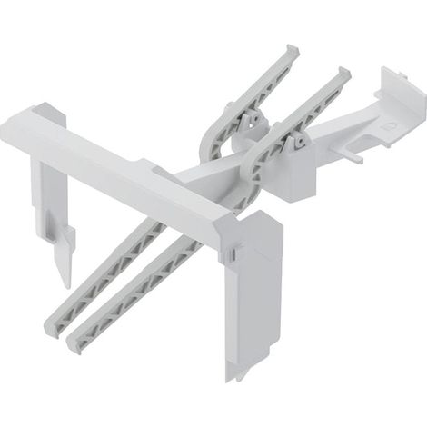 Geberit Konsole mit Betätigungshebel, für Aufputzspülkasten AP140, 2-Mengen-Spülung (1/3)