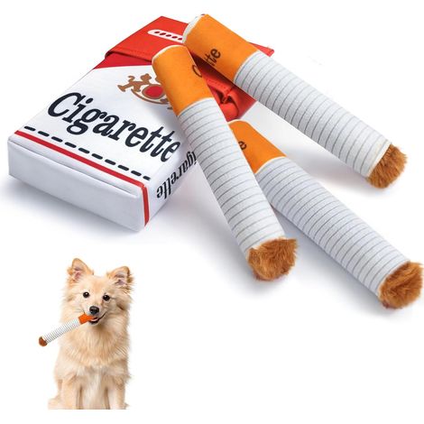 Quietschendes Hundespielzeug im Zigaretten-Design, interaktives Kauspielzeug (1/5)