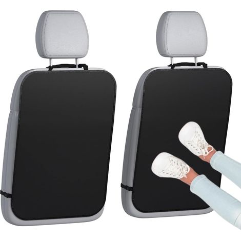 Lot de 2 protections pour dossier de voiture, 45 x 60 cm, protection de siège auto pour enfants, arrière arrière et autos pour enfants, imperméable et facile à nettoyer (1/5)