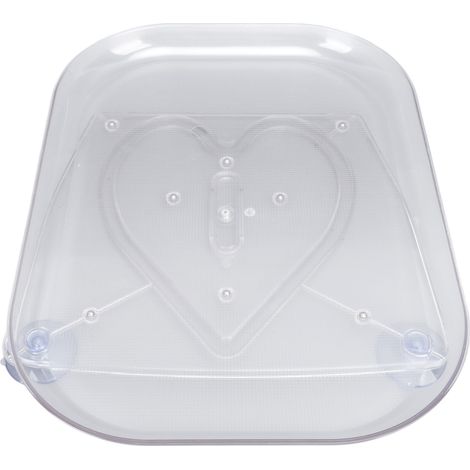 Support rotatif transparent pour frigo, organiseur rectangulaire de comptoir, étagère à condiments pour cuisine domestique, petite taille (1/5)