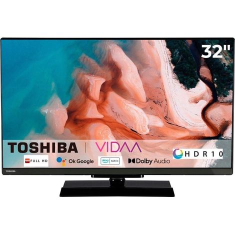Toshiba 32LV3E63DA TV 81,3 cm (32") Full HD Smart TV Wi-Fi Nero 250 cd/m² (1/5)