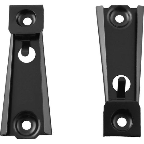 Deux connecteurs pour fauteuils inclinables électriques avec supports de serrage KD en acier, compatibles avec les dossiers de canapé, antirouille. (1/5)