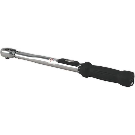Sealey Premier Calibrated Locking Micrometer Style Torque Wrench 3/8""Sq Drive10-110Nm STW200 (1/2)