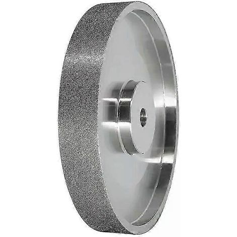 Meule CBN de 152 mm de diamètre x 25 mm de largeur avec alésage de 12,7 mm. Meule diamantée pour l'affûtage d'acier rapide (HSS) grain 80 - JXLGV (1/5)