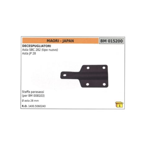 Staffa parasassi MAORI per decespugliatore asta SBC 282 - JP 28 Ø asta 28 mm