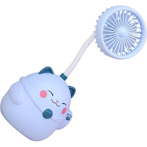 Homoyoyo Petit Ventilateur de Bureau Rechargeable USB Design (1/5)