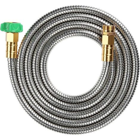 Gartenschlauch mit kupferbeschichteter Aluminiumdüse, 8 Fuß, Autowaschanlage (1/5)