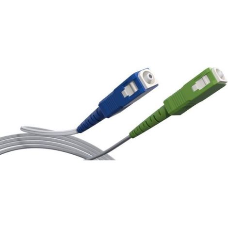 Câble fibre optique - - FB125J - SC-APC / SC-UPC - 20m - Pour Freebox (1/2)