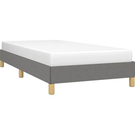 Giroletto senza Materasso Grigio Scuro 90x190 cm Tessuto vidaXL (1/5)