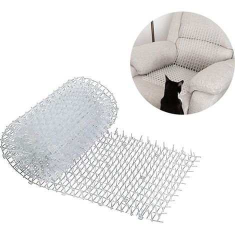 Tapis Anti-Chat d'Epine Grille de Jardin Anti Chiens, Chats Animaux de Compagnie 200 x 12 cm (1/5)