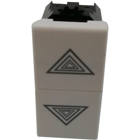 Modulo pulsante freccia compatibile matix doppio spina 10A 250V bianco c2205 (1/2)