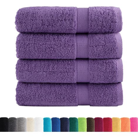Serviettes de douche de qualité supérieure SOLUND 4 pcs violet (1/5)