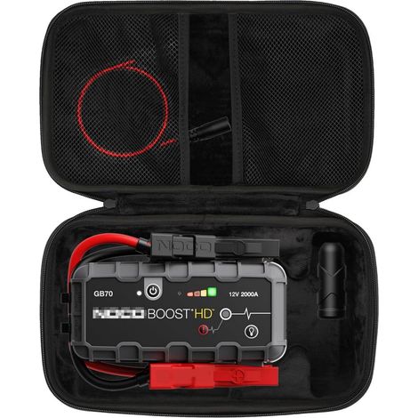 Étui de Rangement EVA Compatible avec NOCO Boost HD GB70 / Boost X GBX75 UltraSafe Lithium - Protection pour démarreur de Batterie (Étui Uniquement, sans Batterie) (1/5)