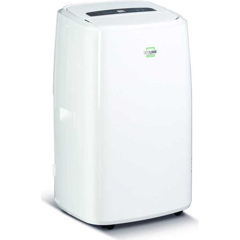 Remko – Climatiseur mobile silencieux 3,3 kW – Classe A – 65 dB – Débit d'air 430 m³/h – Installation sans travaux – Tuyau d'évacuation flexible (1/2)
