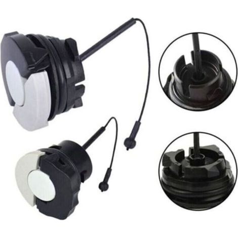 Set of 2 oil tank caps / Fuel Gasoline Cap for Stihl chainsaw ms171 ms181 MS200 ms210 ms200t ms211 ms192 ms192t ms230 ms240 ms250 ms260 ms340 MS360 56Twenty, (1/4)