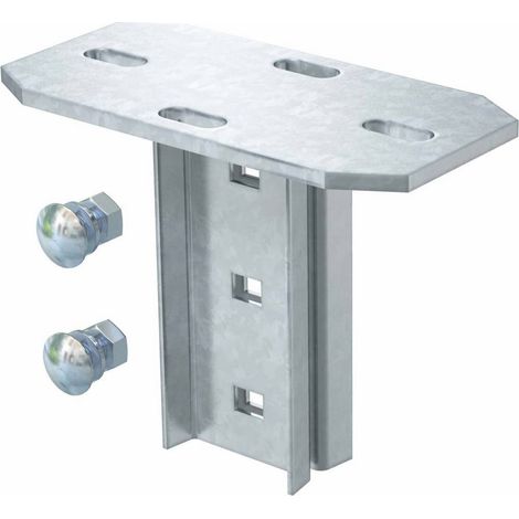 OBO Bettermann Platine de tête pour montant IS 8 200mm acier galvanisé à chaud, 6347053 (1/2)