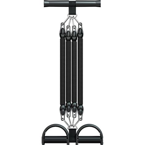 Cuerda de tensión multifuncional - 2 tubos, correa de tensión para pedales de yoga, resistencia ajustable - Equipo de fitness con cuerda de tensión (1/4)