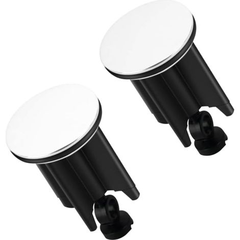 Bouchon Lavabo Universel Salle de Bain de Baignoire Réglable en Hauteur pour Bonde et Bidet 2 pièces 40mm (1/5)