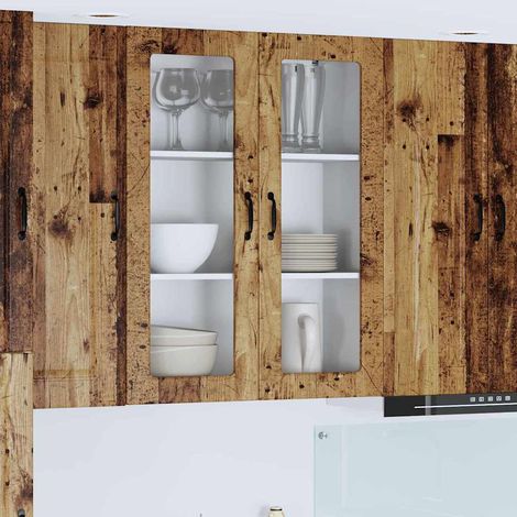 Küchenschrank Kalmar Altholz 80 x 31 x 100 cm Holzwerkstoff vidaXL (1/5)