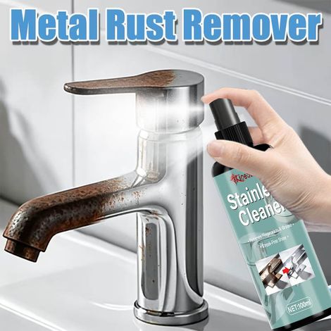 KineShineX High-Efficiency Metal Polishing Spray eignet sich für Wasserhähne, Duschköpfe, Küchenarmaturen und verschiedene Metalle. (1/5)