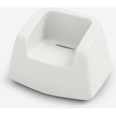 Poltrona di design da giardino in polietilene Sugar - Bianco (1/3)
