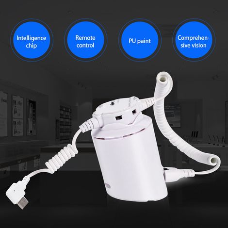 Support antivol pour téléphone portable avec alarme intégrée, support pour magasin, interface USB-C