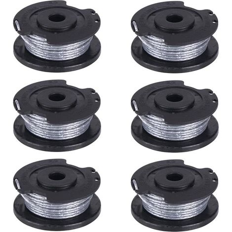 Packung mit 6 Spulen Trimmerfaden für Bosch Art 23 26 SL 4 m x 1,65 mm (1/4)