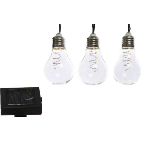 Kaemingk Catena Luminosa Solare Micro LED Nero 450 cm - Luce Calda