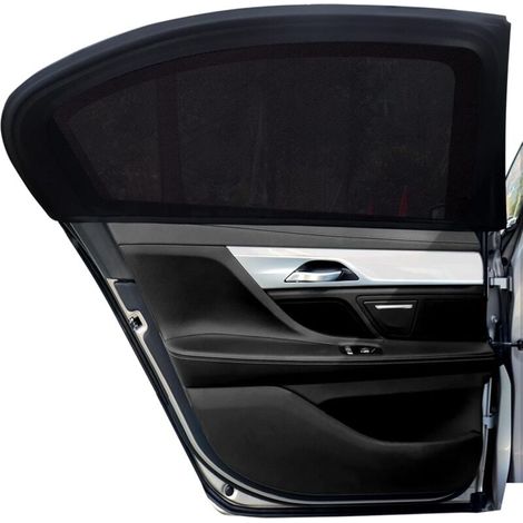 2 Pièces Chaussette Voiture Soleil par, Bloquer Les Rayons UV, (Noir) (L) (1/3)