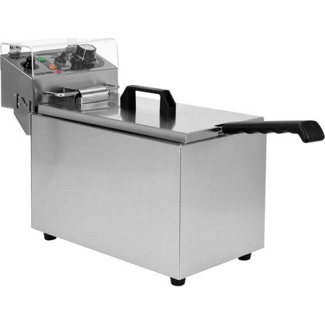 Friteuse professionnelle 1 x 5 L 2000 W 430 x 200 x 335 mm