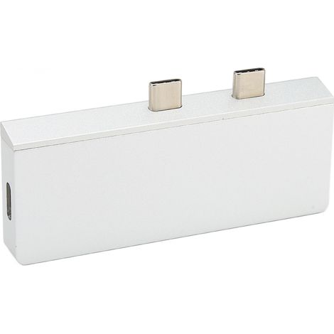 Station d'accueil USB-C 8 en 1 pour Microsoft Surface Pro 8/9/X, hub avec port HDMI 4K, charge rapide PD, ports USB 3.0, design argenté (1/5)